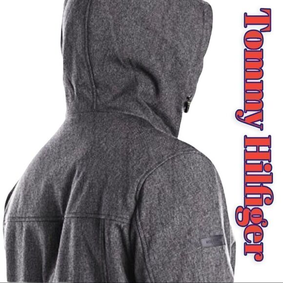 Tommy Hilfiger mens Soft Shell Sherpa Lined Performance Grey XL EUC - Picture 6 of 13